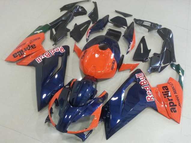 2006-2011 Aprilia RS125 Motorcycle Fairings - Orange Dark Blue