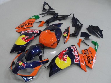 Cheap 2006-2011 Aprilia RS125 Motorcycle Fairings - Orange Red Yellow Dark Blue Red Bull
