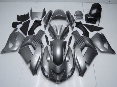 Cheap 2006-2011 Kawasaki ZX14R ZZR1400 Motorcycle Fairings - Glossy Grey
