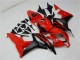 2007-2008 Honda CBR600RR Bike Fairings - Red Matte Black