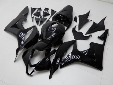 Cheap 2007-2008 Honda CBR600RR Motorcycle Fairings - Glossy Black