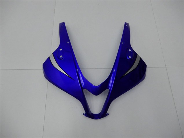 2007-2008 Honda CBR600RR Motorcycle Fairings - Silver Blue Glossy Black OEM Style