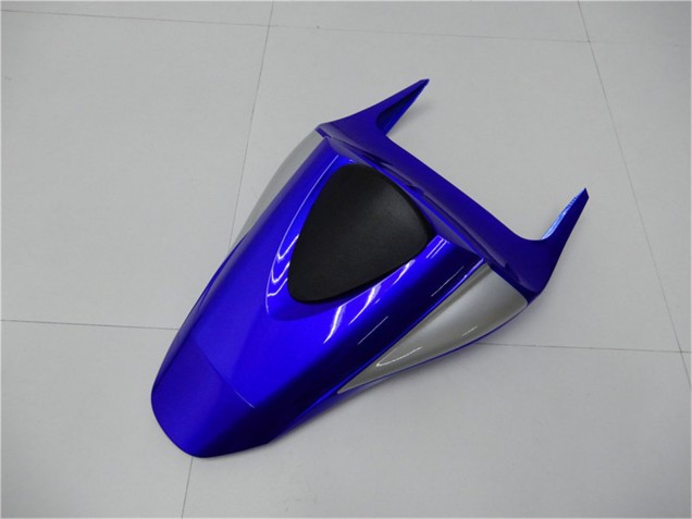 2007-2008 Honda CBR600RR Motorcycle Fairings - Silver Blue Glossy Black OEM Style