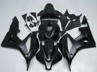 Cheap 2007-2008 Honda CBR600RR Motorcycle Fairing Kits - Matte Black