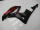 2007-2008 Honda CBR600RR Motorcycle Fairings - Red Matte Black with Decals