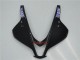 2007-2008 Honda CBR600RR Motorcycle Fairings - Matte Black Silver Grey Repsol