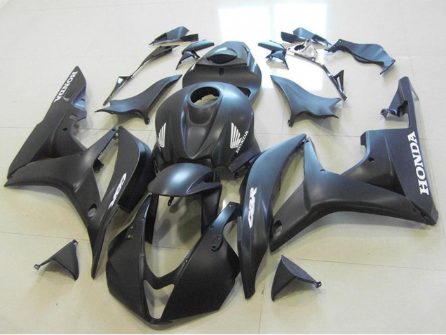 2007-2008 Honda CBR600RR Motorcycle Fairings - Matte Black