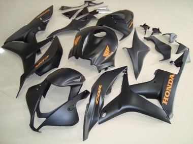 Cheap 2007-2008 Honda CBR600RR Motorcycle Fairings - Matte Black Gold Decals