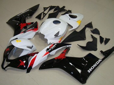 Cheap 2007-2008 Honda CBR600RR Motorcycle Fairings - White Yellow Red Glossy Black