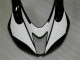 2007-2008 Kawasaki ZX6R Motorcycle Fairings - Black White