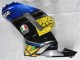 2007-2008 Kawasaki ZX6R Motorcycle Fairings - Blue Shark