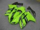 2007-2008 Kawasaki ZX6R Motorcycle Fairing Kits - Green Black