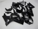 2007-2008 Suzuki GSXR 1000 Motorcycle Fairings - Glossy Black Matte Black No Decal