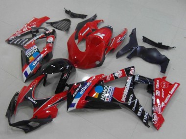 Cheap 2007-2008 Suzuki GSXR 1000 Motorcycle Fairings - Red Black Blue White JOMO