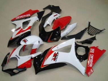 Cheap 2007-2008 Suzuki GSXR 1000 Motorcycle Fairing Kits - White Red Black