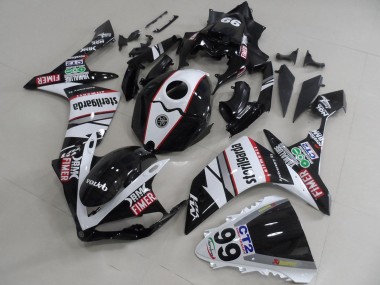 Cheap 2007-2008 Yamaha YZF R1 Motorcycle Fairings - White Black Red Volvo Fimer Sterilgarda