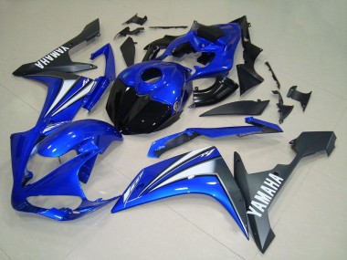 Cheap 2007-2008 Yamaha YZF R1 Motorcycle Fairings - Blue White Black