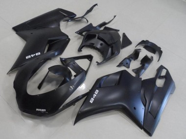 Cheap 2007-2014 Ducati 848 Motorcycle Fairing Kits - Matte Black