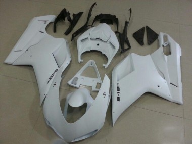 Cheap 2007-2014 Ducati 848 Motorcycle Fairings - White