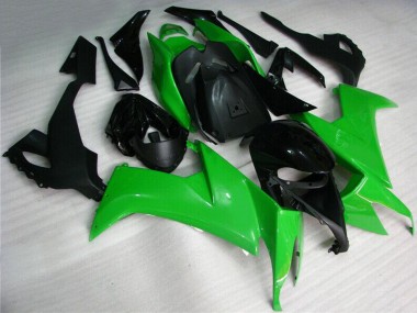 Cheap 2008-2010 Kawasaki ZX10R Motorcycle Fairing Kits - Green Black