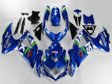Cheap 2008-2010 Suzuki GSXR 600/750 Motorcycle Fairings - Blue White Green Black