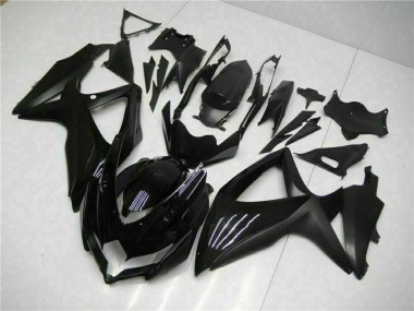 Cheap 2008-2010 Suzuki GSXR 600/750 Motorcycle Fairings - Glossy Black Matte Black