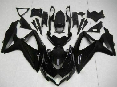 Cheap 2008-2010 Suzuki GSXR 600/750 Motorcycle Fairings - Glossy Black Matte Black