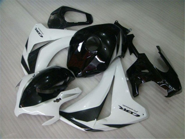 2008-2011 Honda CBR1000RR Motorcycle Fairings Kits - White Glossy Black