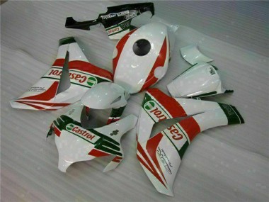 Cheap 2008-2011 Honda CBR1000RR Motorcycle Fairings - White Red Green Castrol
