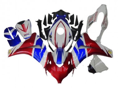 Cheap 2008-2011 Honda CBR1000RR Motorcycle Fairings - White Red Blue