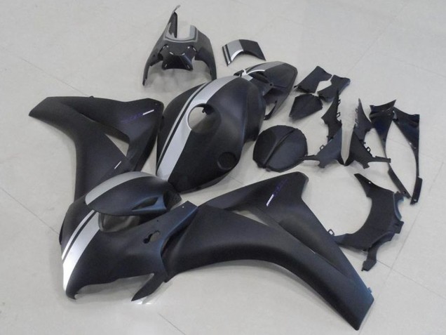 2008-2011 Honda CBR1000RR Motorcycle Fairings - Matte Black Silver