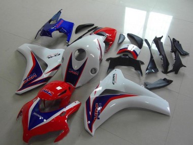 Cheap 2008-2011 Honda CBR1000RR Motorcycle Fairing - White Red Blue HRC
