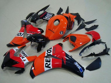 Cheap 2008-2011 Honda CBR1000RR Abs Fairings - Orange White Red Glossy Black Repsol