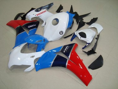Cheap 2008-2011 Honda CBR1000RR Motorcycle Fairings - White Light Blue Red Glossy Black