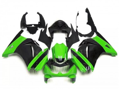 Cheap 2008-2012 Kawasaki EX250 Motorcycle Fairing - Green Black