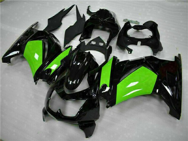 2008-2012 Kawasaki EX250 Motorcycle Fairings - Glossy Black Green