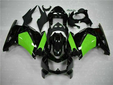 Cheap 2008-2012 Kawasaki EX250 Motorcycle Fairings - Glossy Black Green