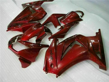 Cheap 2008-2012 Kawasaki EX250 Motorcycle Fairings - Maroon Red