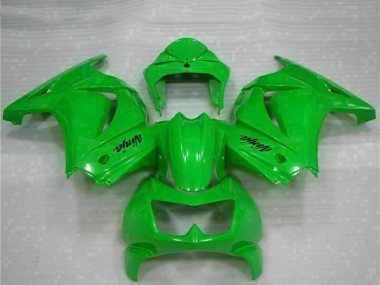 Cheap 2008-2012 Kawasaki EX250 Motorcycle Fairings - Green