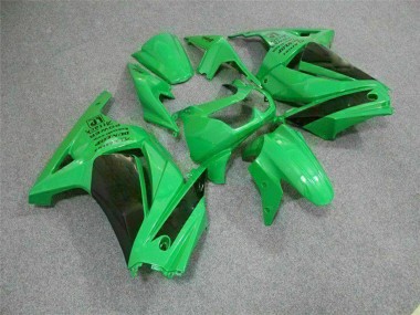 Cheap 2008-2012 Kawasaki EX250 Motorcycle Fairings - Green Black