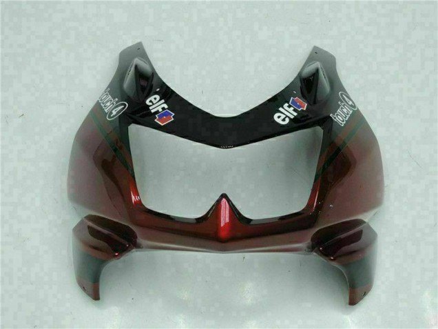 2008-2012 Kawasaki EX250 Motorcycle Fairings - Glossy Black Maroon Red