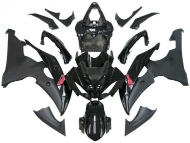 Cheap 2008-2016 Yamaha YZF R6 Motorcycle Fairing - Glossy Black Matte Black