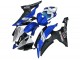 2008-2016 Yamaha YZF R6 Motorcycle Fairings - White Blue Matte Black Yamalube
