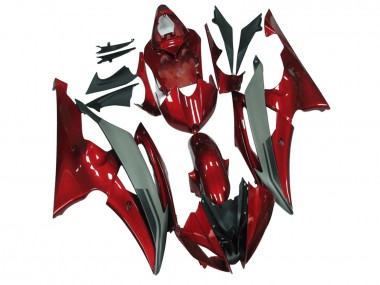 Cheap 2008-2016 Yamaha YZF R6 Motorcycle Fairings - Red Grey
