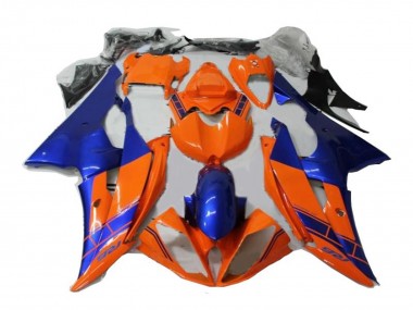Cheap 2008-2016 Yamaha YZF R6 Motorcycle Fairings - Orange Blue