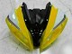 2008-2016 Yamaha YZF R6 Motorcycle Fairings - Yellow White Glossy Black