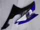 2008-2016 Yamaha YZF R6 Motorcycle Fairings - White Blue Matte Black