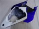 2008-2016 Yamaha YZF R6 Motorcycle Fairings - White Blue Matte Black