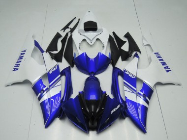 Cheap 2008-2016 Yamaha YZF R6 Motorcycle Fairings - White Blue Black OEM Style