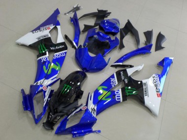 Cheap 2008-2016 Yamaha YZF R6 Motorcycle Fairings - White Blue Glossy Black Green Monster MoviStar